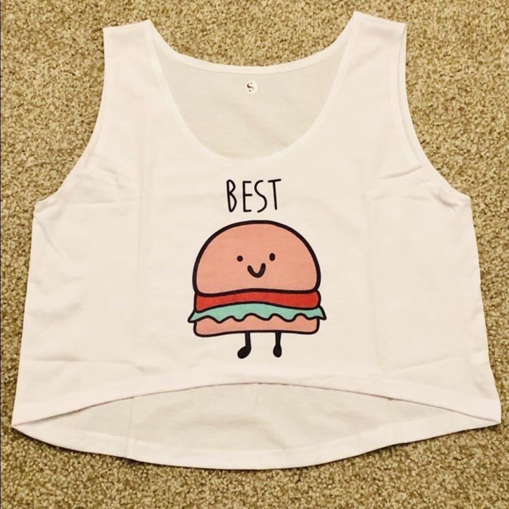 🍔🍟👭Crop Tops BFF 👯‍♀️